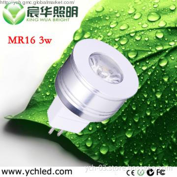 high power MR16 led spot light (1*3W ) 3 y warranties